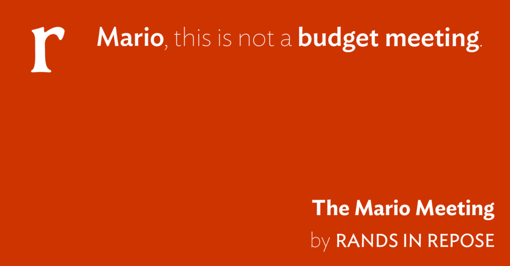 The Mario Meeting
